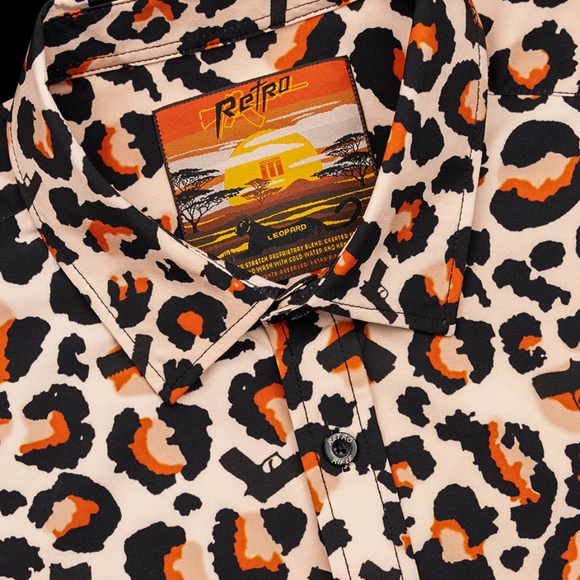 Retro Rifle Leopard Button Down - Picture 2 of 4